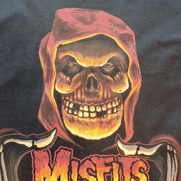 Y2K 2004 Cinder Block The Misfits "Fiend" Black T-Shirt Adult XL New with Tags - Picture 3 of 16